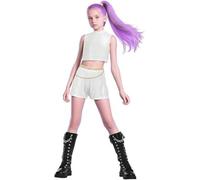 RPixc Costume coreano Wave Devil Killer, adatto per bambini, ragazze, cacciatori, idoli, Mirazoi, costume da scena con stampa Mira, adatto per giochi di ruolo di Halloween (Mira03, 130)