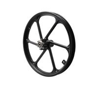 RPJFCPCS Mozzo Ruota in Lega di Alluminio da 16 Pollici 16x1.75 Cerchio Anteriore Freno a Disco Compatibile con Bici elettrica F16 Scooter Biciclette Pieghevoli