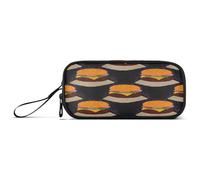 RPLIFE Astuccio per matite con hamburger patatine fritte, astuccio con cerniera, astuccio di base