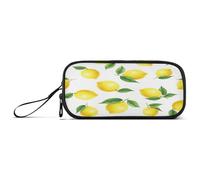 RPLIFE Astuccio per matite e matite grandi con limoni gialli luminosi bianchi