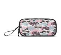 RPLIFE Astuccio per matite e occhiali da sole con bulldog francesi, in tessuto, per bambini