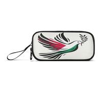 RPLIFE Astuccio per penne e matite, con simbolo della pace, astuccio con cerniera, astuccio per ragazze
