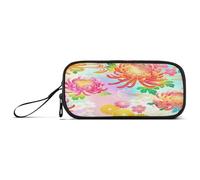 RPLIFE Bloom Petals - Portapenne in tessuto, grazioso astuccio estetico