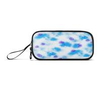 RPLIFE Blu Bianco Tie Dye Marker Casi, Matita Pouch con Maniglia, Grande Capacità Matita Caso