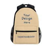 RPLIFE Bookbag personalizzato per ragazze personalizzato viaggio Back Pack, bambini personalizzati ritorno a scuola Essentials, 40,6 cm