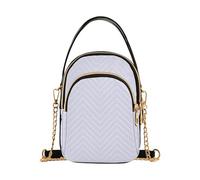 RPLIFE Borsa a tracolla trapuntata con nebbia di lavanda per le donne