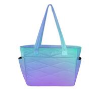 RPLIFE Borsa di totalizzatore luminosa del turchese dell'alveolo, borse leggere del computer portatile, borsa di totalizzatore