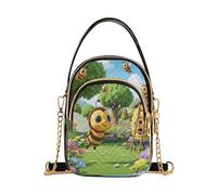 RPLIFE Borse a tracolla da donna a tracolla con api carine del fumetto piccole borse per le donne