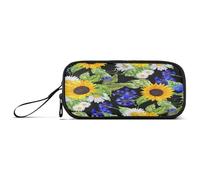 RPLIFE Bright Sunflowers - Astuccio per matite con scomparti, astuccio per adulti