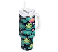 RPLIFE Carino Cartoon Frogs Crowns 4 oz Tumbler, in acciaio inox, bicchieri isolati
