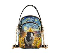 RPLIFE Carino porcellino d'India Starry Night Womens Crossbody Borse Trapuntate Crossbody Borse
