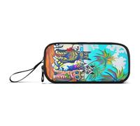 RPLIFE Cats Takin Romp Beach - Astuccio classico tascabile per matite, astuccio da viaggio