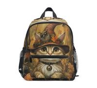 RPLIFE Cozy Cat Library - Zaino caldo per bambini e bambine, Cozy Cat Library Caldo, Medium, Zaini Cool Soccer Print