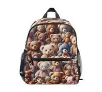 RPLIFE Cute Bears - Zaino per bambini e bambine, mini zaino, Orsi carini, Medium, Zaini Cool Soccer Print