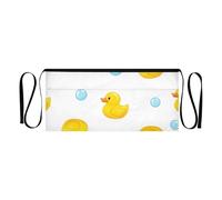 RPLIFE Cute Ducks White Server Grembiule corto con 3 tasche, grembiule a mezza vita per donne uomini per cucina giardino