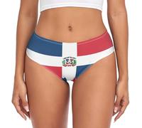 RPLIFE Flag Repubblica Dominicana - Slip intimo da donna, comodo, elasticizzato, morbido, Bandiera Repubblica Dominicana, Medium