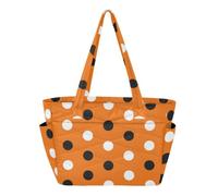 RPLIFE Grande borsa a pois blu, borse da lavoro leggere, borsa di totalizzatore da viaggio per le donne