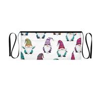 RPLIFE Grembiule da giardino a righe colorate con gnomi per uomo e donna, corto per cameriere, grembiule da giardino con 3 tasche