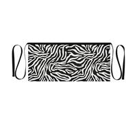 RPLIFE Grembiule da giardino con 3 tasche, colore bianco e nero, per donne e uomini, corto, cameriere, cameriere, grembiule da giardino