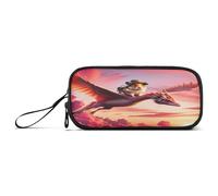 RPLIFE Half Duck Half Dragon Flies - Astuccio per matite e penne, grande, per ragazzi