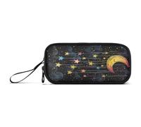RPLIFE Le stelle dell'arcobaleno appese le borse della matita della luna, i sacchetti della matita della chiusura lampo per le ragazze, i sacchetti
