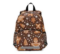 RPLIFE Mini zaino per bambini con biscotti di pan di zenzero e biscotti di pan di zenzero, per ragazze, ragazzi, bambini, scuola materna, 3-6 anni, medio
