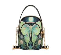 RPLIFE Moon Celestial Butterfly Bloom Borsa a tracolla trapuntata da donna con tracolla a catena, piccola borsa a tracolla da viaggio per donna