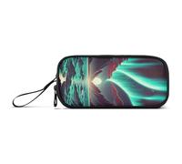 RPLIFE Mountains Green Basic - Astuccio grande, astuccio con cerniera