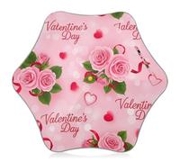 RPLIFE Ombrello rosa fiori rosa per bambini, ombrello antivento, ombrello bastone per bambini 4T-8 Y, 35 pollici baldacchino