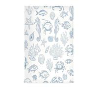 RPLIFE Sea Creatures - Asciugamani da cucina con cavallucci marini, 71 x 45 cm, set di 6