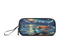 RPLIFE Sea Turtle under Night - Astuccio con cerniera, grande astuccio con cerniera