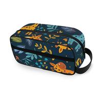 RPLIFE Simpatico cartone animato giraffe Toiletry Bag Large Wide Open Cosmetic Organizer estetico Bagno Borse per Uomo Donna Viaggio