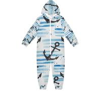 RPLIFE Tuta intera per bambini, con cappuccio, a maniche lunghe, con cerniera, vestibilità larga, per l'inverno, Ancore Nere, 12-13 Anni