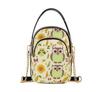 RPLIFE Whimsical Owls - Borse a tracolla da donna, piccole borse a tracolla