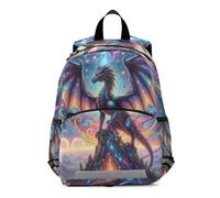 RPLIFE Zaino per asilo, Dragon Wings Galaxy Zaino per bambini