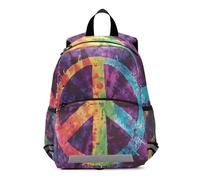 RPLIFE Zaino per bambini con segno della pace per bambini e bambine, mini zaini prescolari 3-6 anni, medio