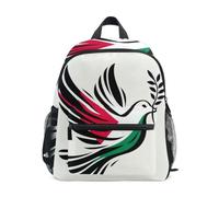 RPLIFE Zaino per bambini con simbolo della pace bianco per ragazzi e ragazze, Simbolo della pace Bianco, Medium, Zaini Cool Soccer Print