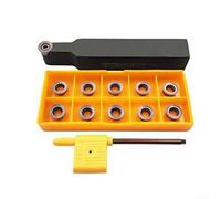 RPMT10T3 MOE R5 Inserti in carburo indicizzabili con supporto SRDPN1616H10 e maniglia per applicazioni di semifinitura e finitura della lavorazione dei metalli, 10 pezzi