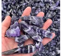 RPOVAXVK 150-160g 1bag 30-50mm Crystal Rough Stone Raw Purple Irregular Dream Amethyst Chevron for fengshui Decorations Gemstone Stone