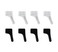 Rproonay Gancio per l'orecchio per occhiali, impugnatura in silicone | 4 paia di pinze per occhiali morbide | Comodo fermo per manica con punte per occhiali da vista, per occhiali per occhiali, occhi