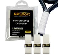 RPSport Overgrip Padel Bianco Antiscivolo 3 Strati - Massimo Controllo, Anti-Vibrazioni, Aderenza Perfetta per Racchetta Padel e Tennis - Grip Extra Aderente (3)