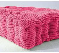 RPXHZLKTM Comodo e morbido, Cuscino for sedile for sedia 8-10 cm velluto a coste 40x40 cm-50x50 multicolore for casa ufficio giardino auto interni esterni(Rose Red,50X50CM)