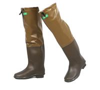 RPXHZLKTM Trampolieri da Caccia per l'anca Antiscivolo Hip Waders, Marrone Uomo Donna Pesca Wader No Leaks, for la Caccia Paludi Pesca(7)