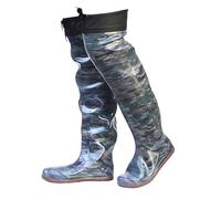 RPXHZLKTM Trampolieri da Caccia per l'anca Pantaloni da Pesca in PVC da Uomo, Resistenti, Antiscivolo, Resistenti all'Usura, for la Caccia alle paludi(9)