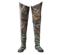 RPXHZLKTM Trampolieri da Caccia per l'anca Pantaloni da Pesca mimetici da 80 cm, Pantaloni da Pesca Leggeri e Impermeabili Fatti for durare, for la Caccia, Le paludi e i Laghi(5.5)