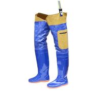 RPXHZLKTM Trampolieri da Caccia per l'anca Stivali da Pesca Leggeri, Comodi Stivali da Pesca in Nylon a 2 Strati Che Non perdono, for la Caccia nelle paludi(5.5)