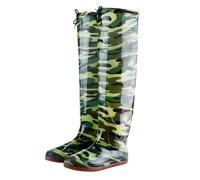 RPXHZLKTM Trampolieri da Caccia per l'anca Waders Impermeabili in PVC, Comodi Waders mimetici Facili da Indossare e da togliere, for Laghi e paludi(5.5)