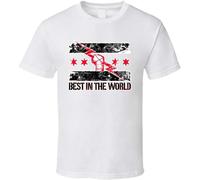 RQ-TO Cm Punk Best in The World Wrestling T Shirt for Men White XL