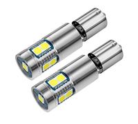 RQHTHTR Blocchi Fari Posteriori 2 Pz Per Benz Per CLK C208 A208 W210 S210 LED Luce Di Ingombro Blub Lampada Di Parcheggio Errore Libero H6W BAX9S 64132(Crystal Blue)