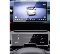 RQHTHTR Pellicola Protettiva In Vetro Temperato Per Display LCD Per Navigatore GPS E Cruscotto Auto Per ZeeKR Per X 2023 2024 Auto Nano Display Pellicola Trasparente(GPS and speedometer)